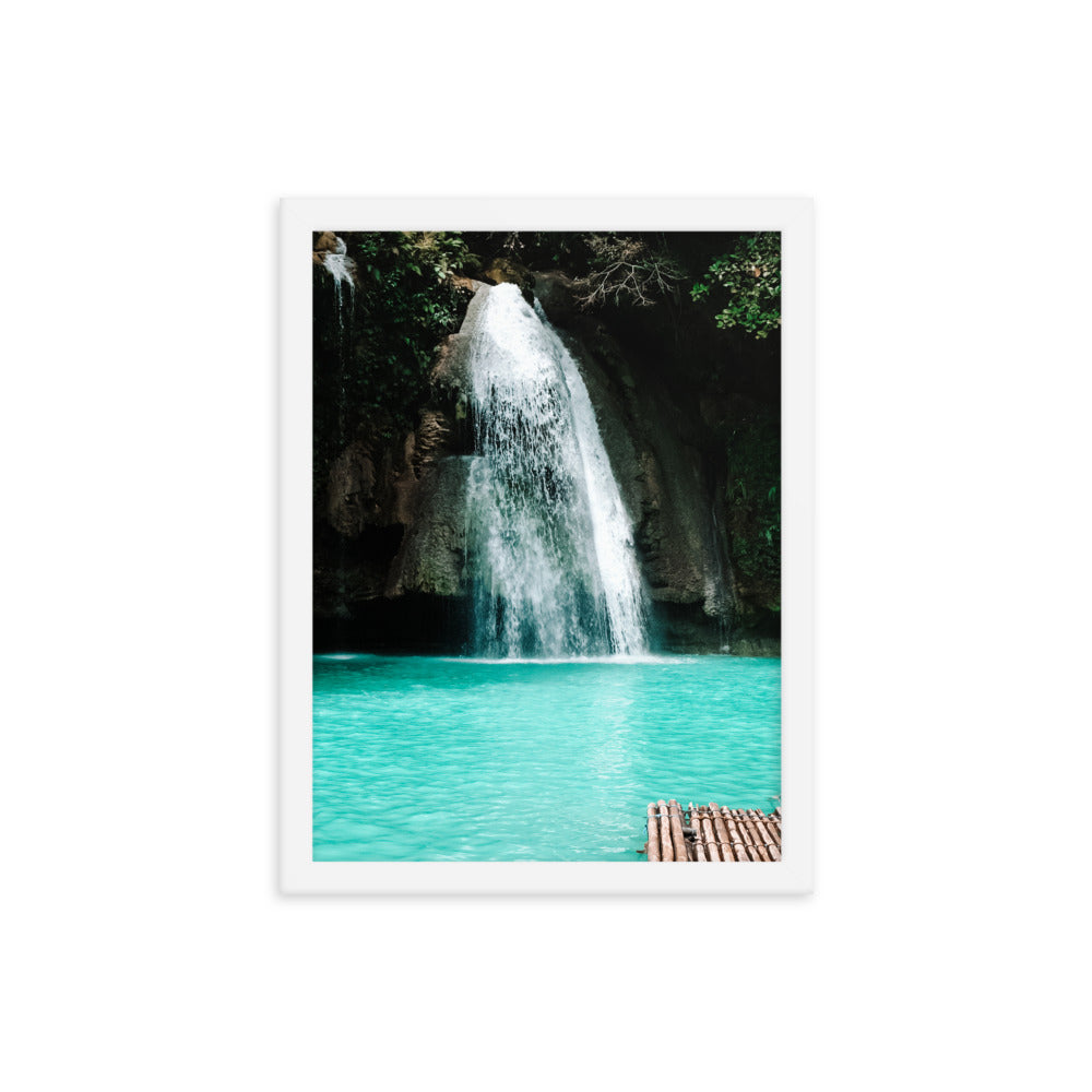 Chasing Waterfalls Photo Print A3 White Frame