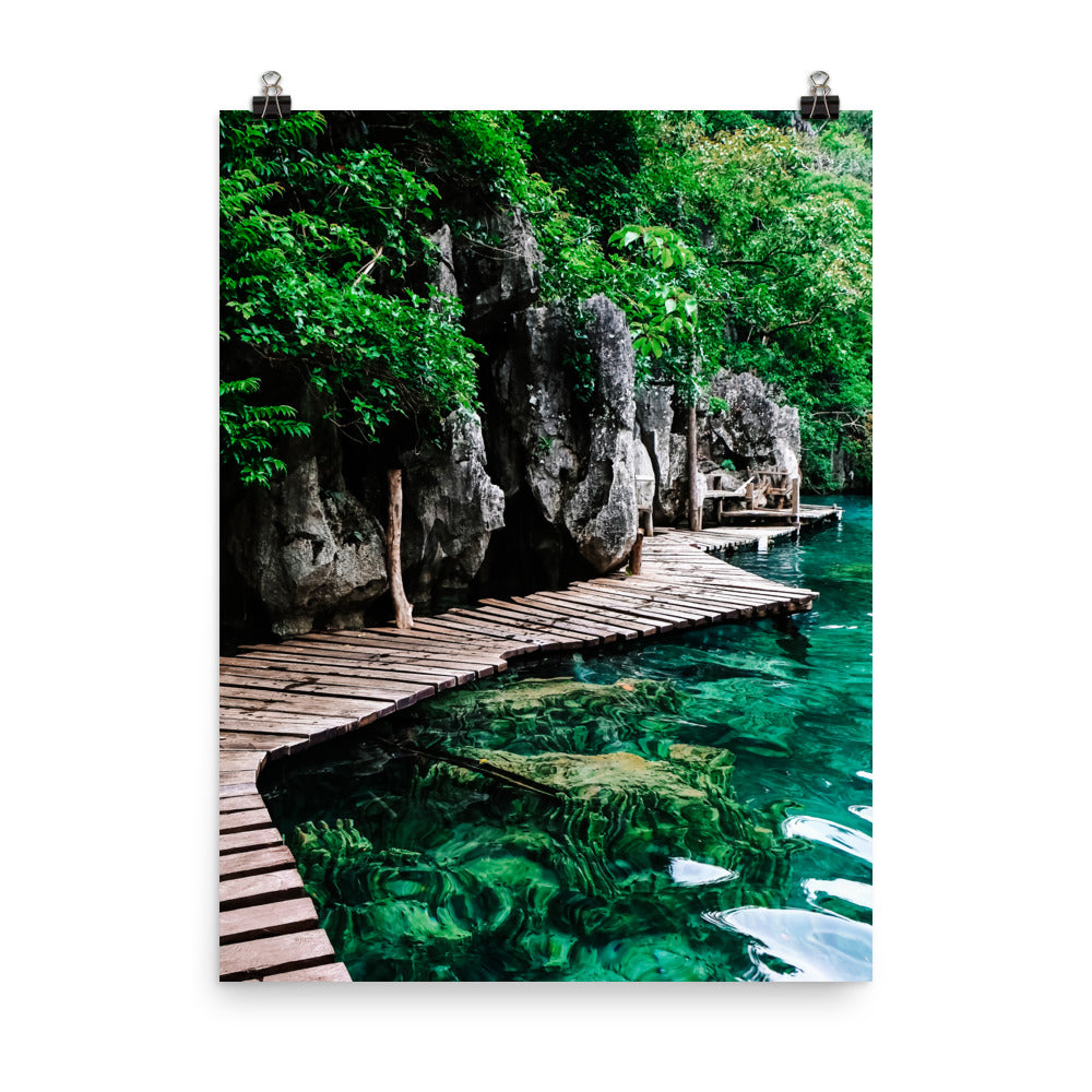 Lakeside Boardwalk Print