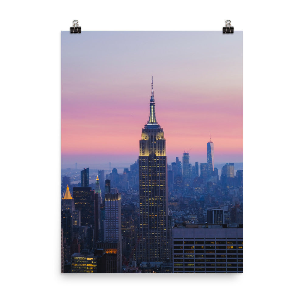 empire state print a2 - 59.4 x 42cm / unframed