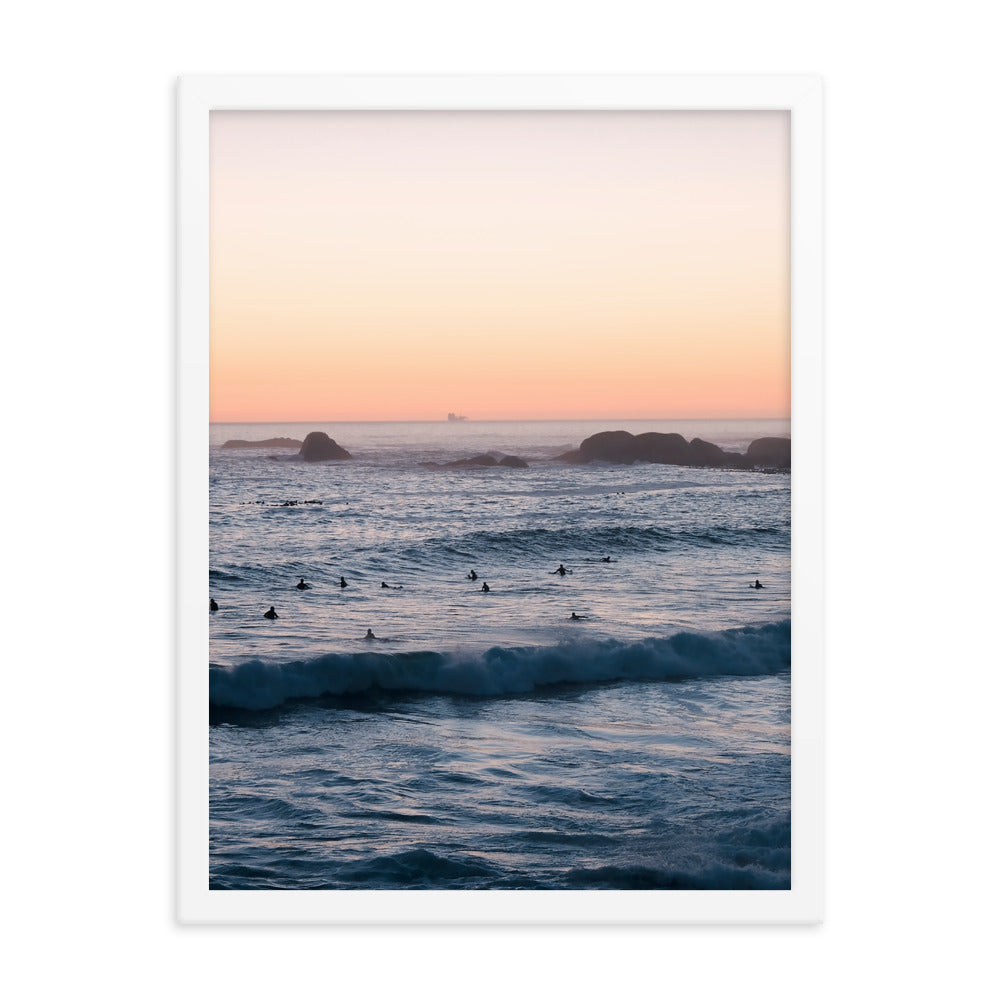 Sunset Surfers Print