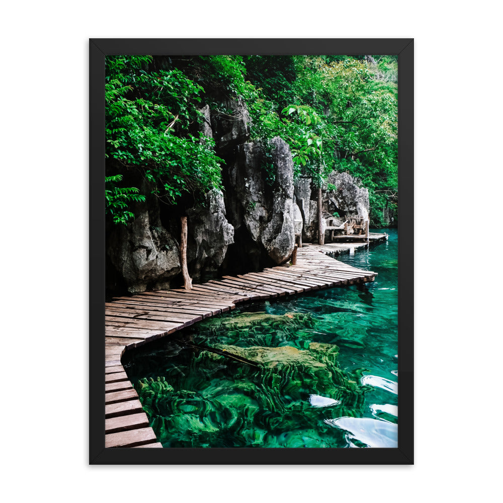 Lakeside Boardwalk Print
