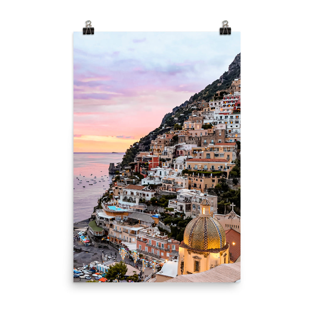 Positano Pinks Print