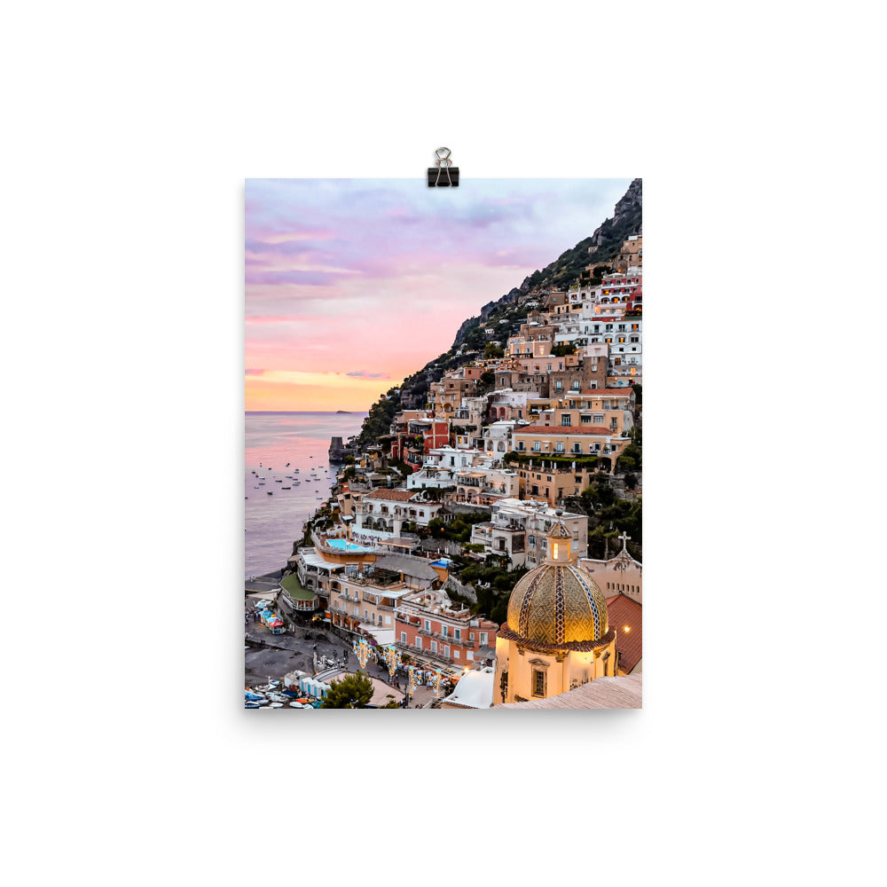 Positano Pinks Print