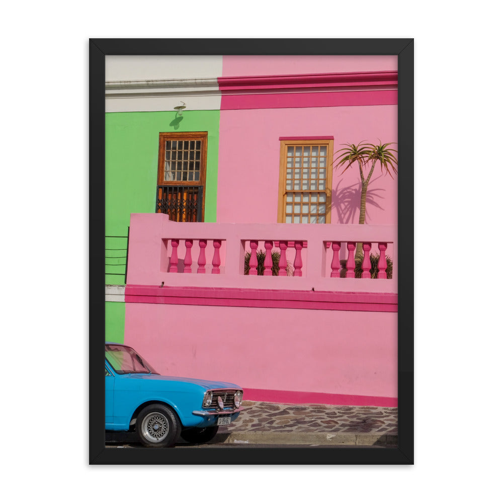 Cape Town Colours Photo Print A2 Black Frame