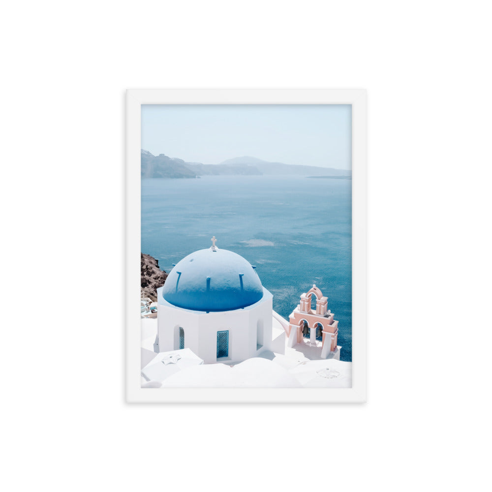 Santorini Blues Print