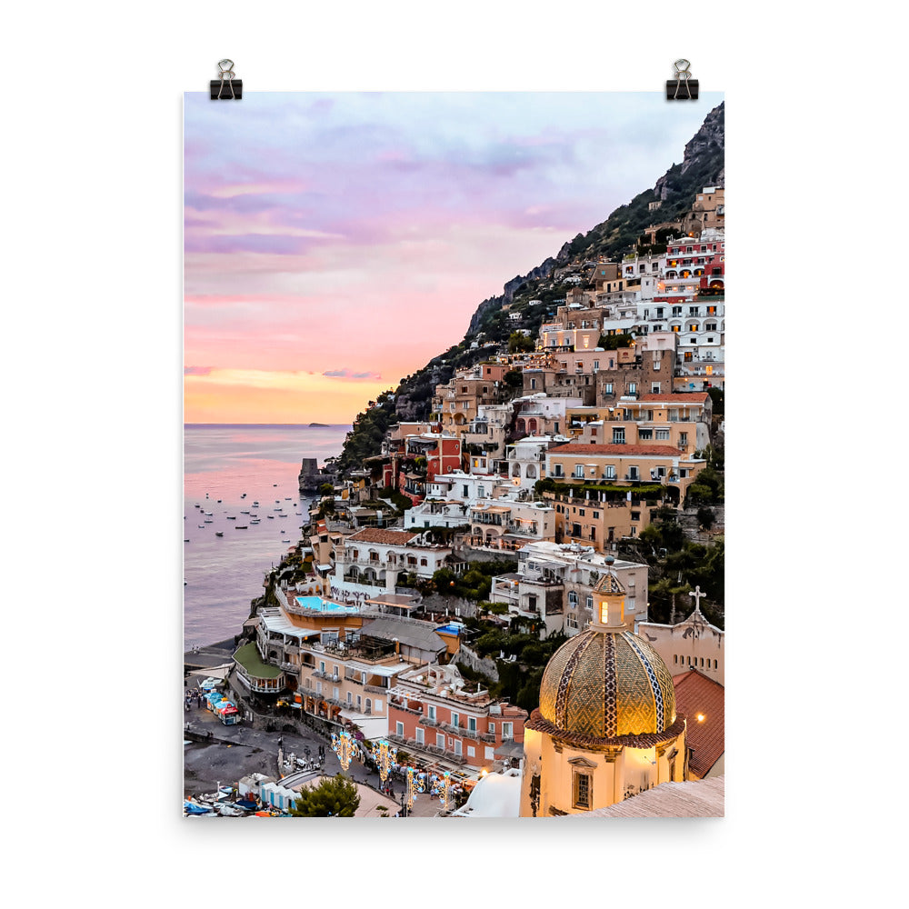 Positano Pinks Print