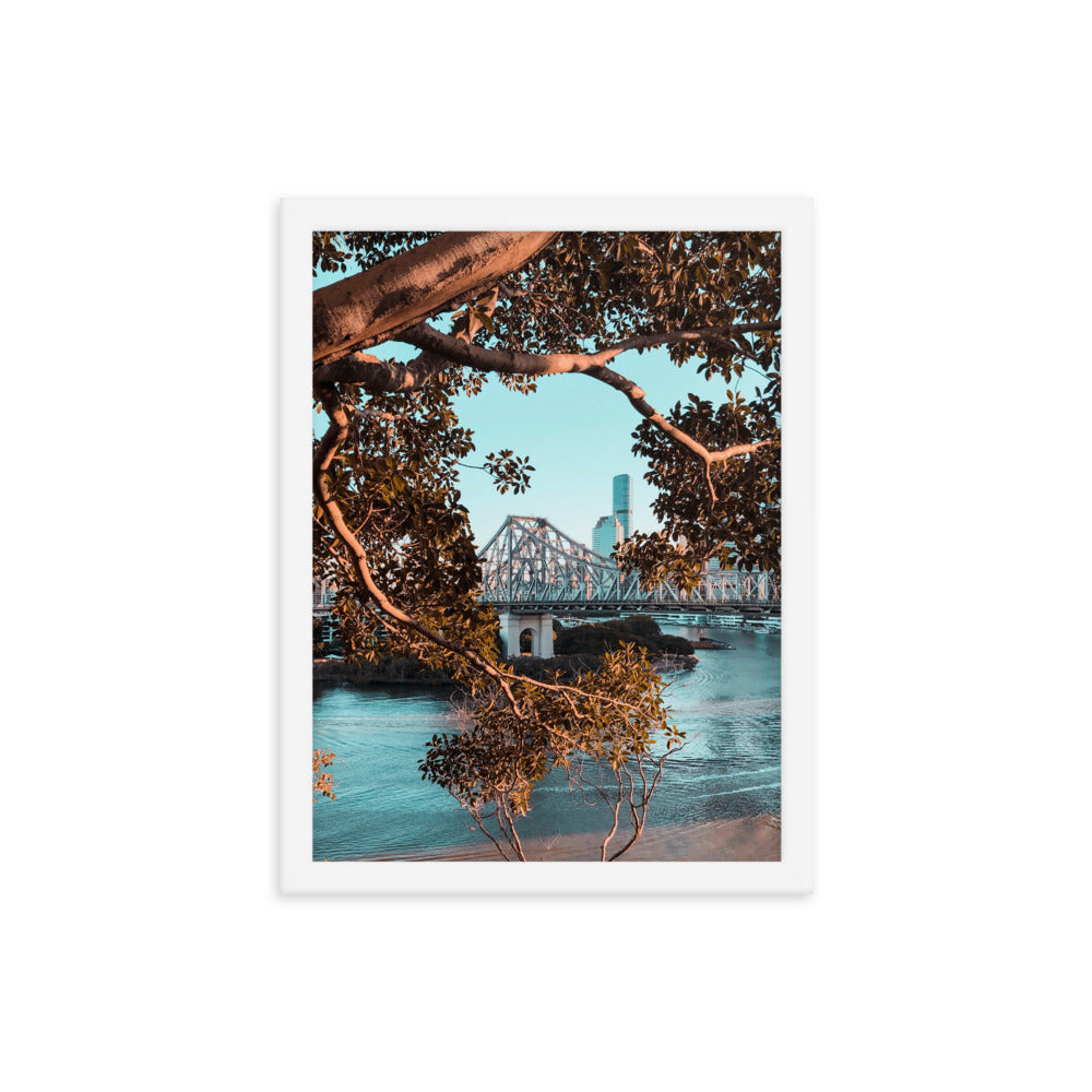 Peek-a-view Photo Print A1 Natural Timber Frame