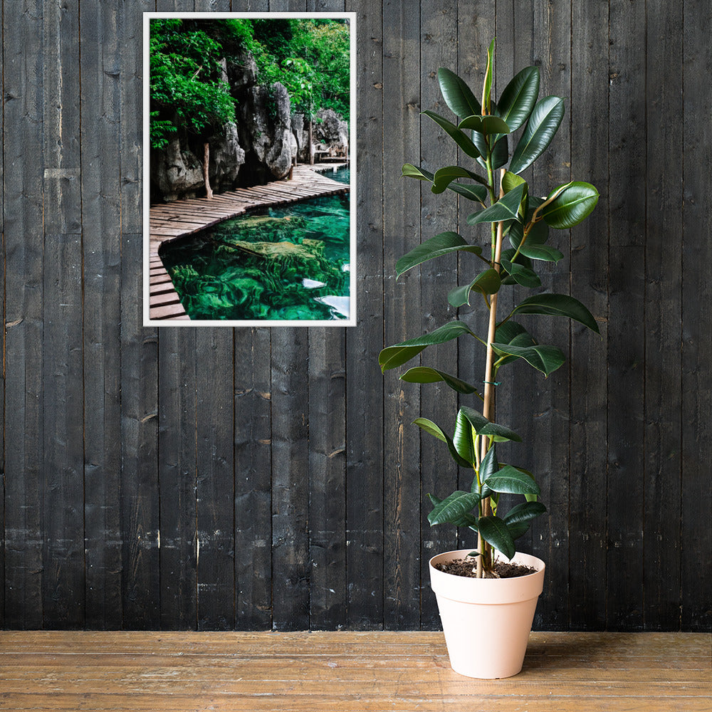 Lakeside Boardwalk Print