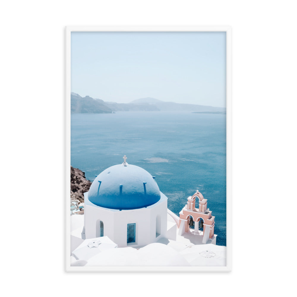 Santorini Blues Print