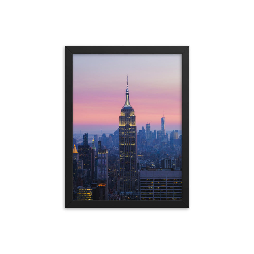 empire state print a3 - 42 x 29.7cm / black