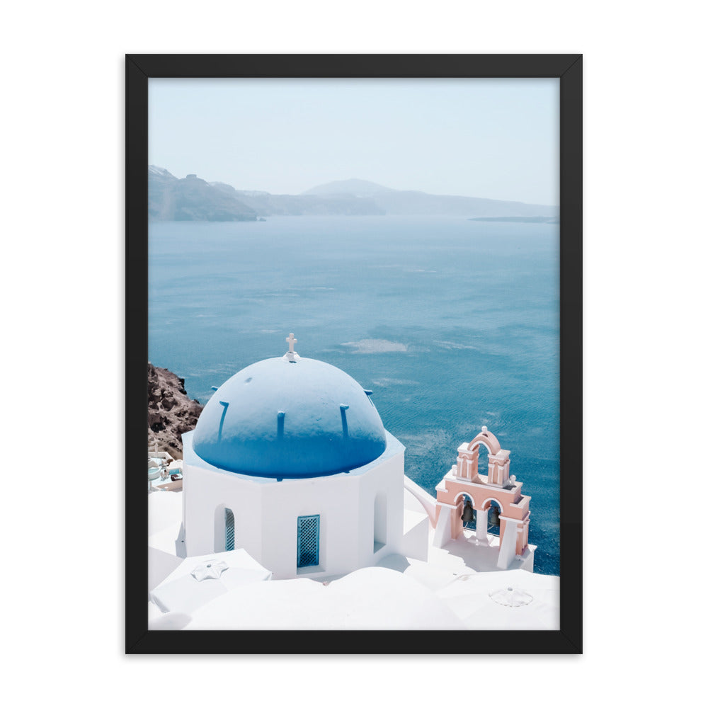 Santorini Blues Print
