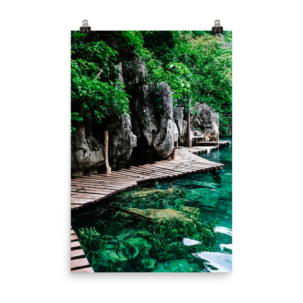 Lakeside Boardwalk Print