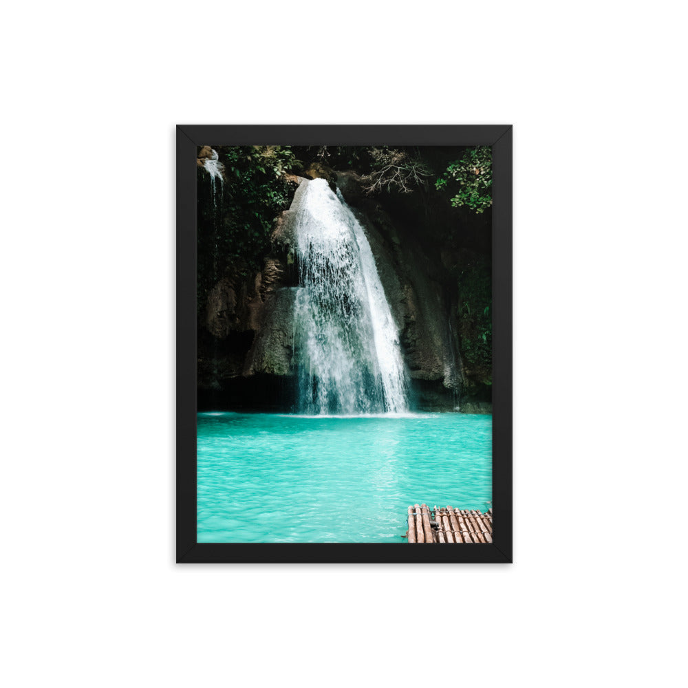 Chasing Waterfalls Photo Print A3 Black Frame