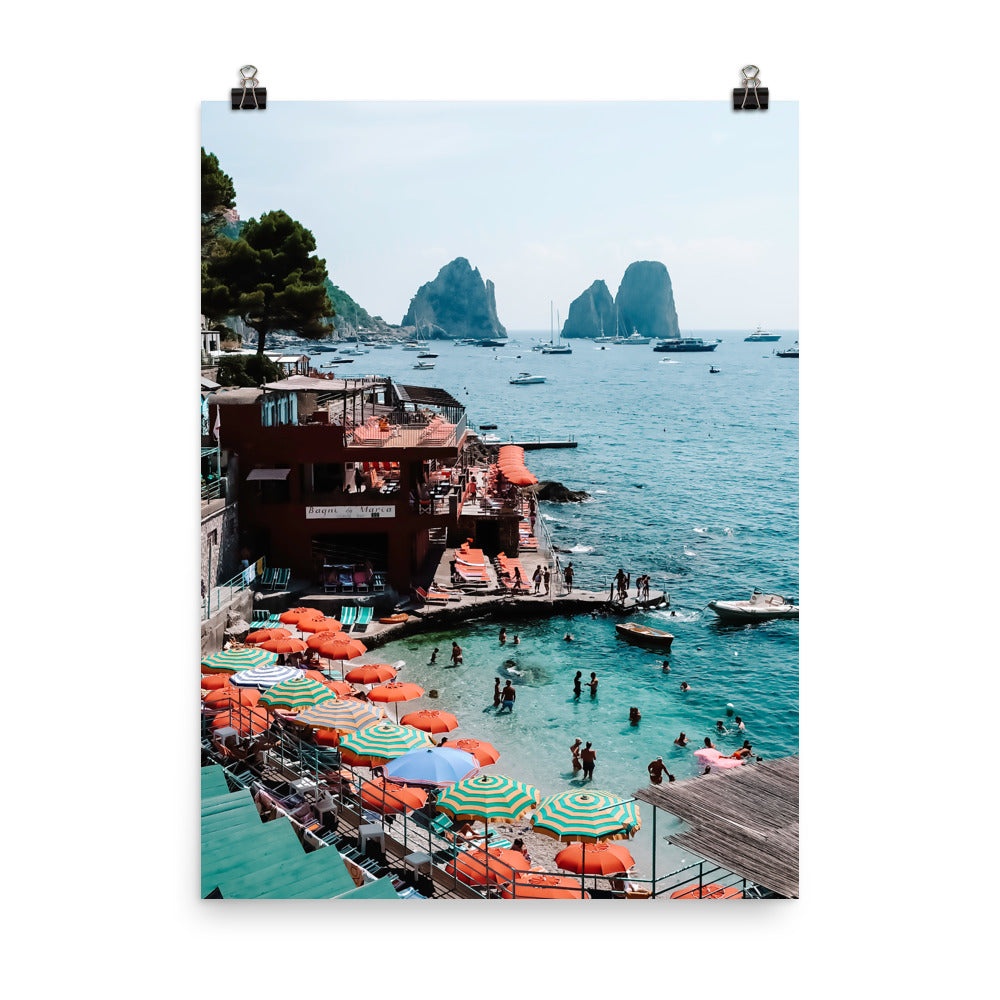 Colours of Capri Photo Print