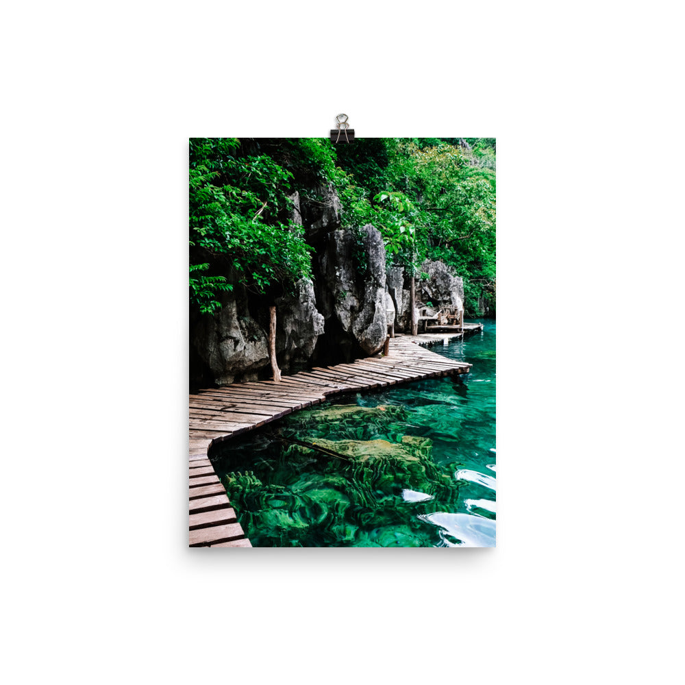 Lakeside Boardwalk Print