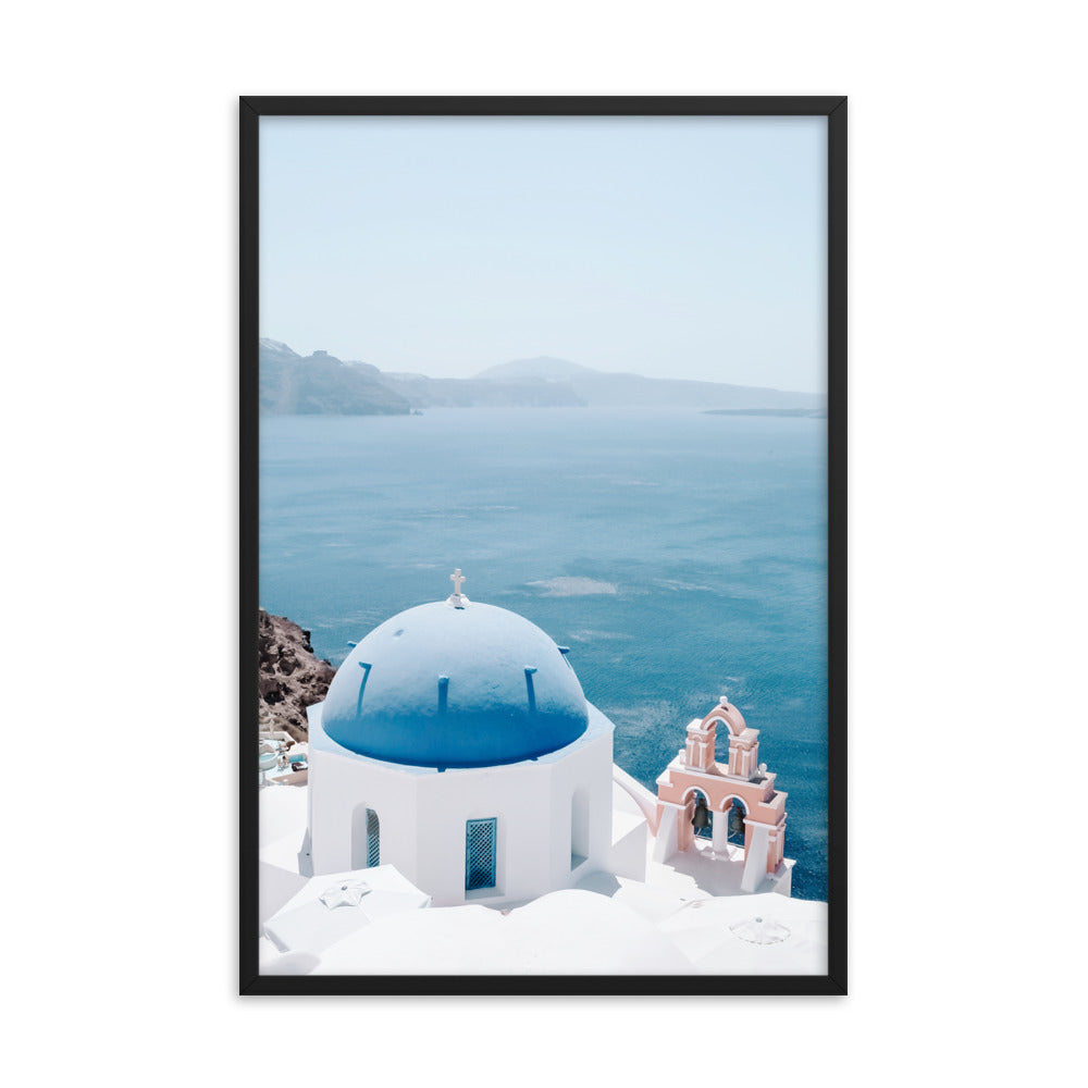 Santorini Blues Print