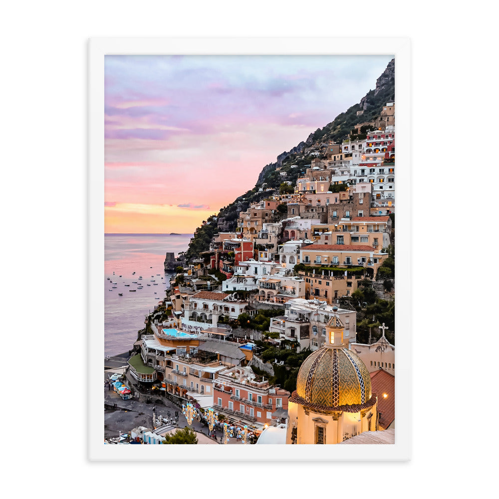 Positano Pinks Print