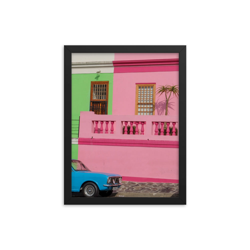 Cape Town Colours Photo Print A3 Black Frame