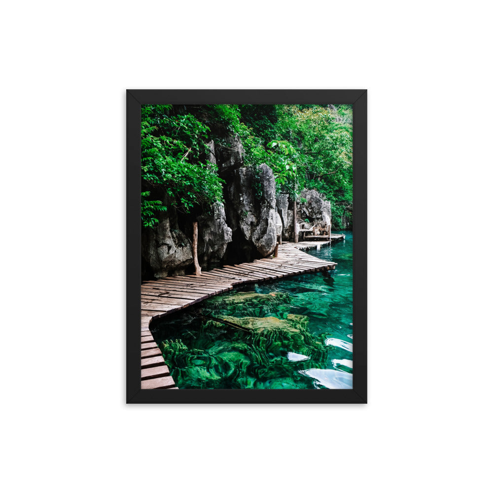 Lakeside Boardwalk Print