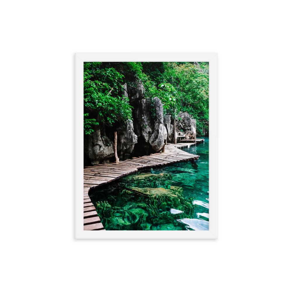 Lakeside Boardwalk Print