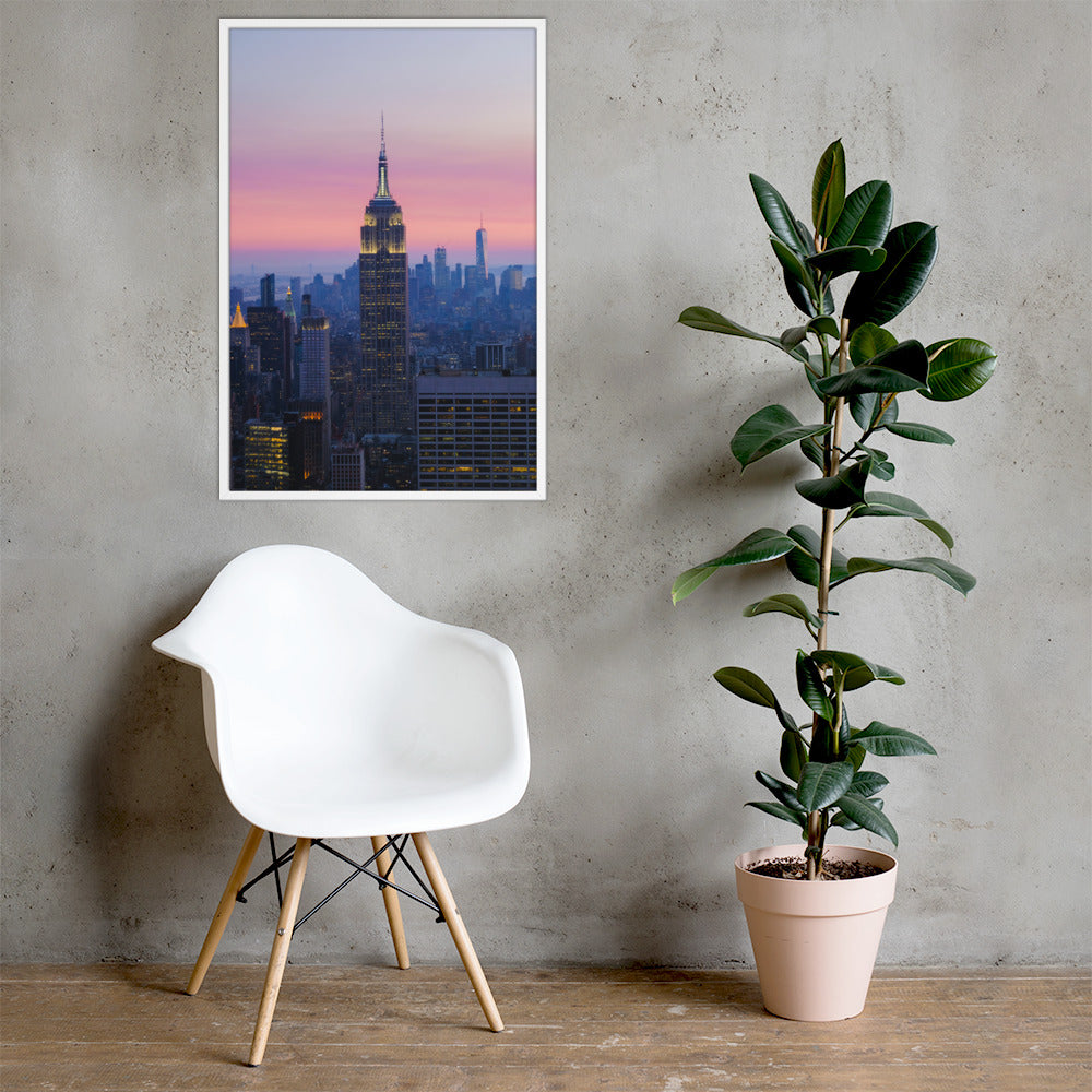 empire state print a1 - 84.1 x 59.4cm / white