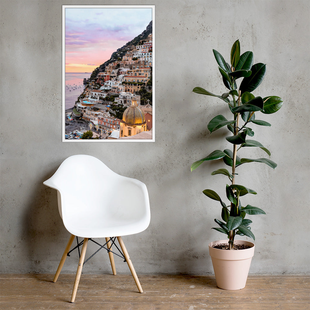 Positano Pinks Print