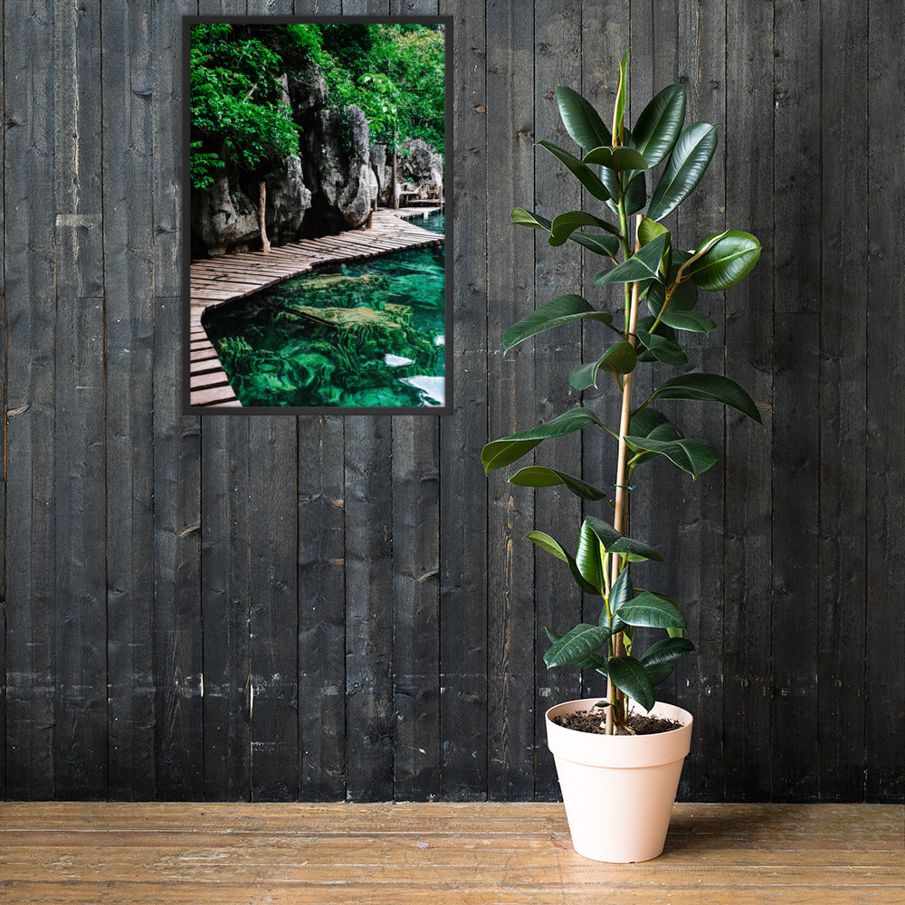 Lakeside Boardwalk Print