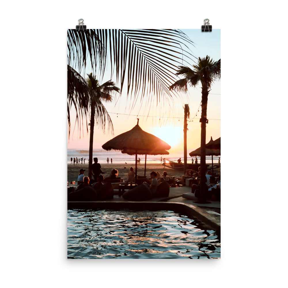 Bali Beach Club Photo Print