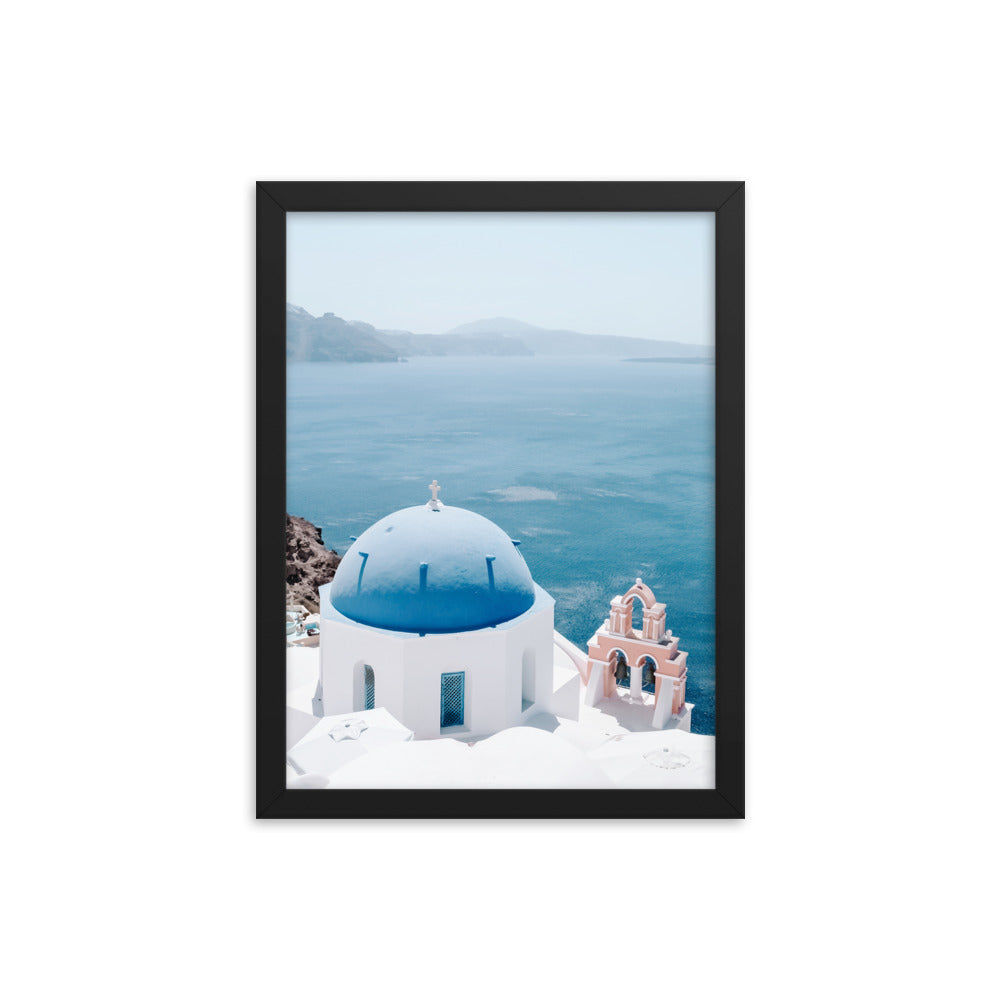 Santorini Blues Print