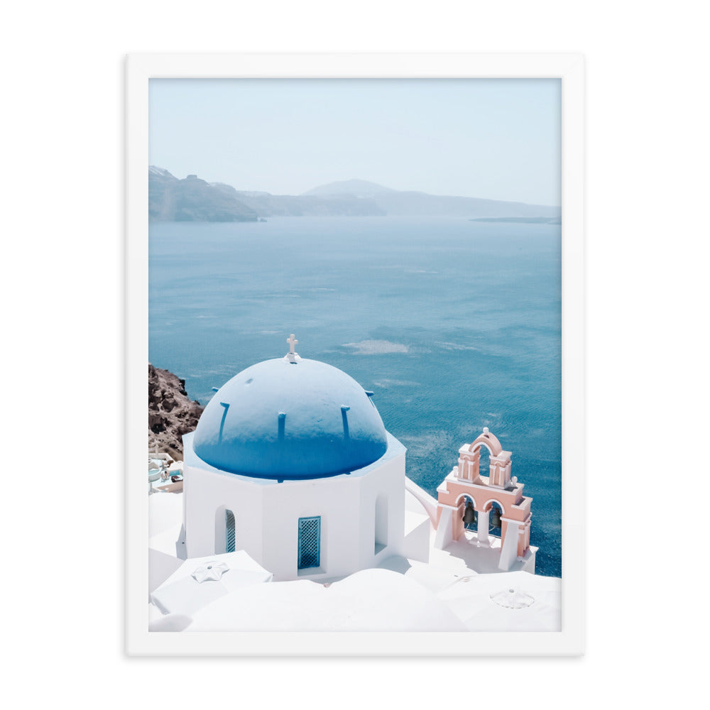 Santorini Blues Print