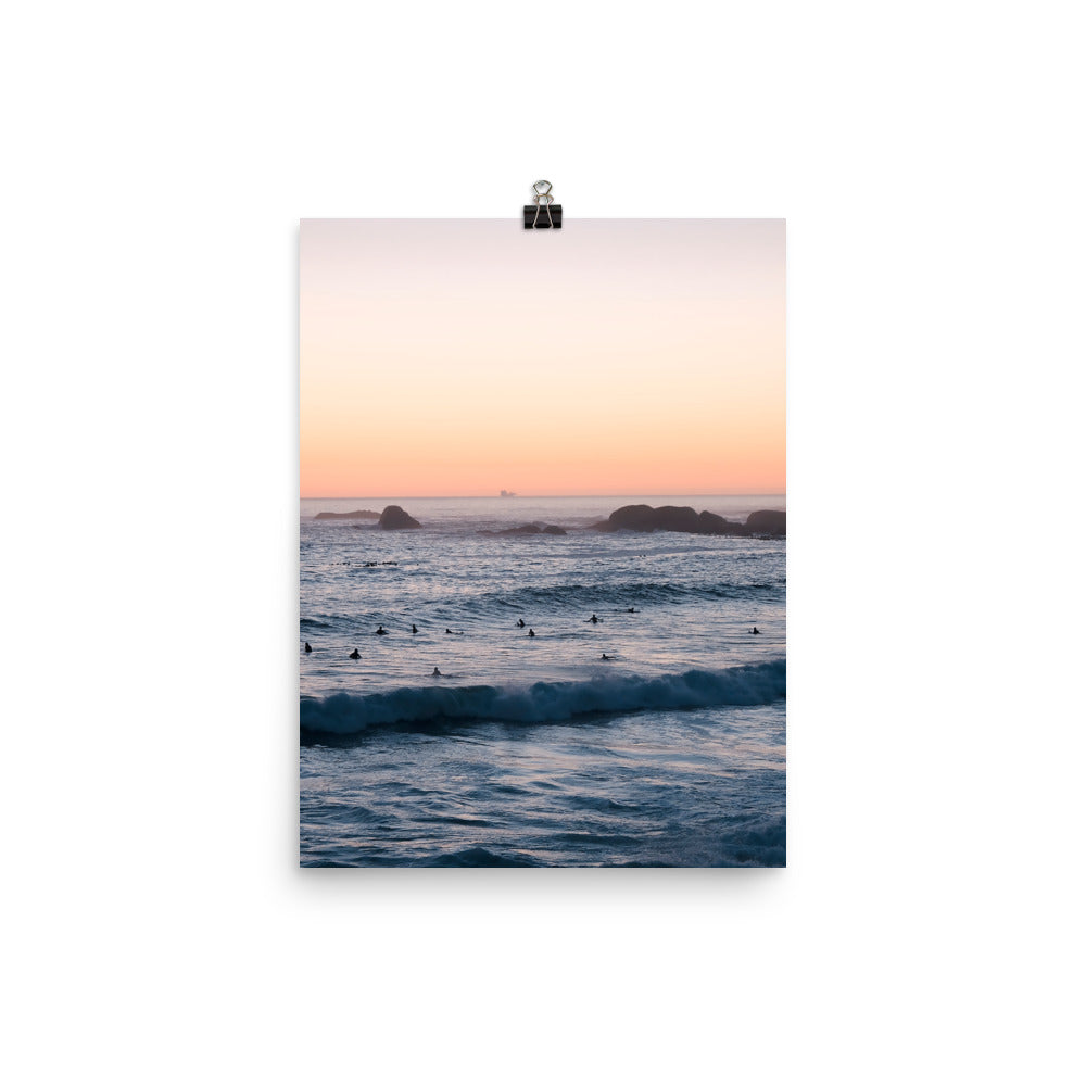 Sunset Surfers Print