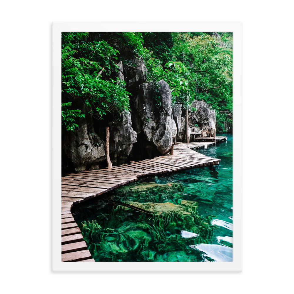 Lakeside Boardwalk Print